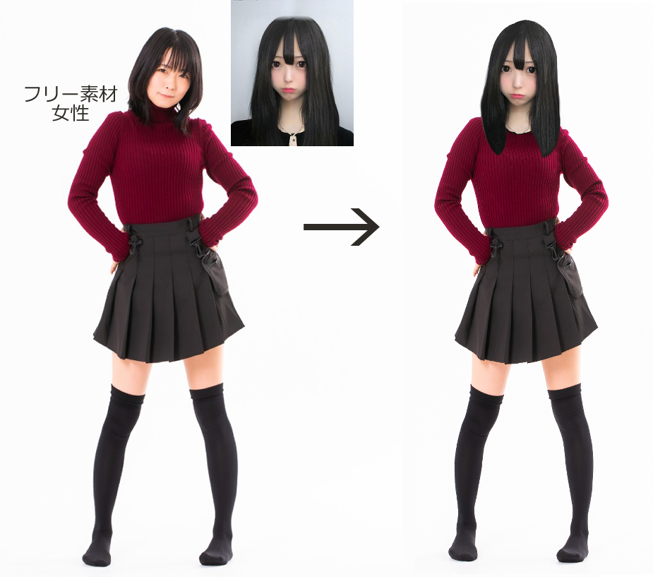 現実に存在しない可愛い女の子のリアル3dモデルを作る Sirohood